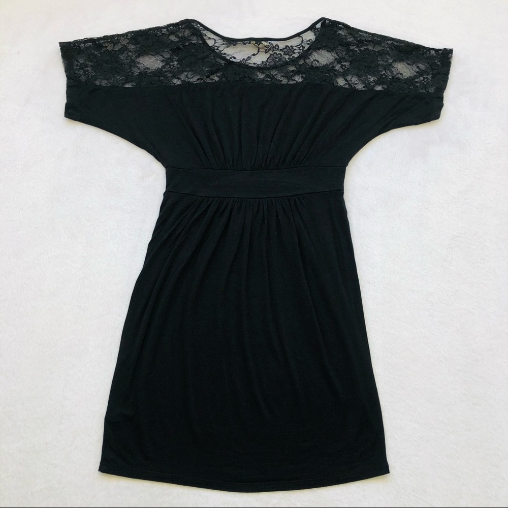 One Clothing, Lace Top Short Sleeve Dress, Size Small - Picture 6 of 16